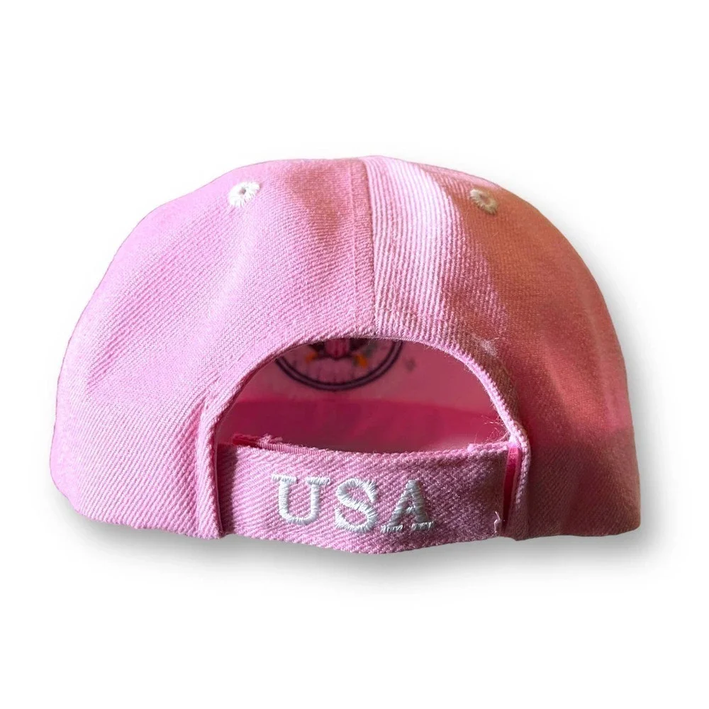 USA Washington DC Ball Cap Pink Embroidered Seal OSFM